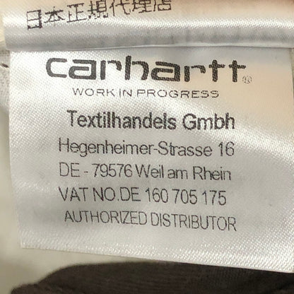 【中古品】【メンズ】 Carhartt WIP カーハート ワークインプログレス MASTER PANT IO20074 マスター パンツ ボトムス 156-250922-KS-29-tei サイズ：30 カラー：ブラウン 万代Net店