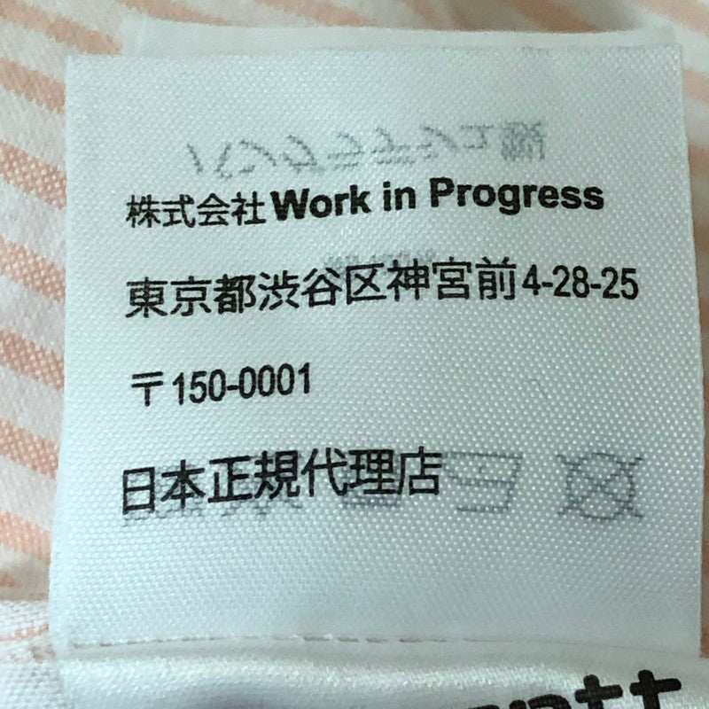 【中古品】【メンズ】 Carhartt カーハート Carhartt WIP カーハート ワークインプログレス S/S KAREV SHIRT I026297 ショートスリーブ シャツ 半袖 トップス ストライプ 145-250922-yo-21-tei サイズ：M カラー：ピンク 万代Net店