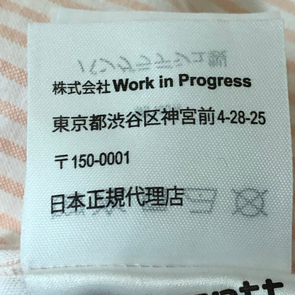 【中古品】【メンズ】 Carhartt カーハート Carhartt WIP カーハート ワークインプログレス S/S KAREV SHIRT I026297 ショートスリーブ シャツ 半袖 トップス ストライプ 145-250922-yo-21-tei サイズ：M カラー：ピンク 万代Net店