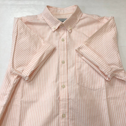 【中古品】【メンズ】 Carhartt カーハート Carhartt WIP カーハート ワークインプログレス S/S KAREV SHIRT I026297 ショートスリーブ シャツ 半袖 トップス ストライプ 145-250922-yo-21-tei サイズ：M カラー：ピンク 万代Net店