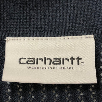 【中古品】【メンズ】 Carhartt WIP カーハート ワークインプログレス S/S KENWAY KNIT POLO A231050 ショートスリーブ ケンウェイ ニット ポロ 半袖 トップス 145-250922-yo-18-tei サイズ：S カラー：ブラック 万代Net店