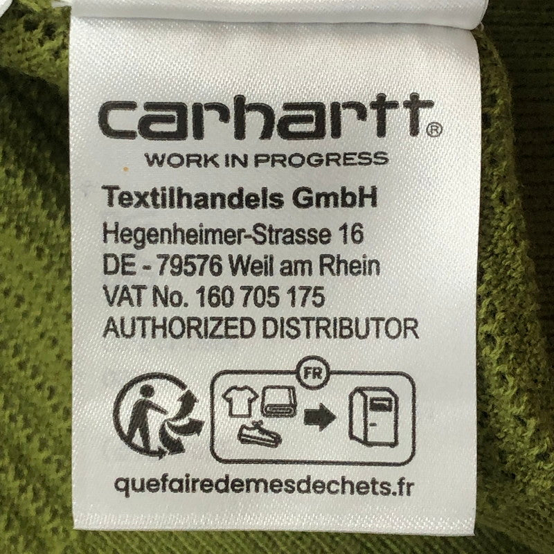 【中古品】【メンズ】 Carhartt WIP カーハート ワークインプログレス S/S KENWAY KNIT POLO A231050 ショートスリーブ ケンウェイ ニット ポロ 半袖 トップス 145-250922-yo-19-tei サイズ：S カラー：カーキ 万代Net店