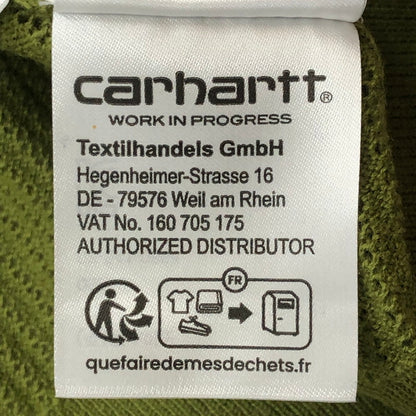 【中古品】【メンズ】 Carhartt WIP カーハート ワークインプログレス S/S KENWAY KNIT POLO A231050 ショートスリーブ ケンウェイ ニット ポロ 半袖 トップス 145-250922-yo-19-tei サイズ：S カラー：カーキ 万代Net店