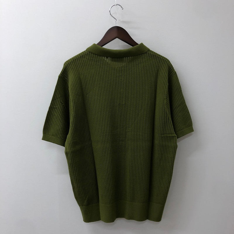 【中古品】【メンズ】 Carhartt WIP カーハート ワークインプログレス S/S KENWAY KNIT POLO A231050 ショートスリーブ ケンウェイ ニット ポロ 半袖 トップス 145-250922-yo-19-tei サイズ：S カラー：カーキ 万代Net店