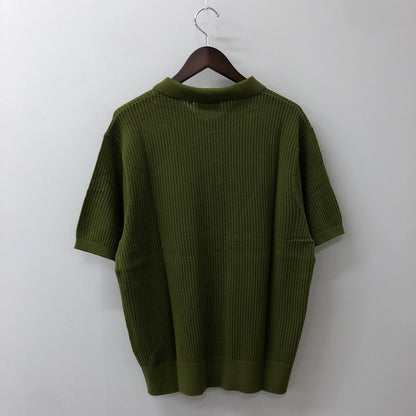 【中古品】【メンズ】 Carhartt WIP カーハート ワークインプログレス S/S KENWAY KNIT POLO A231050 ショートスリーブ ケンウェイ ニット ポロ 半袖 トップス 145-250922-yo-19-tei サイズ：S カラー：カーキ 万代Net店