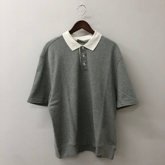 【中古品】【メンズ】 Carhartt WIP カーハート ワークインプログレス S/S TALTUM RUGBY SWEAT I031487 ショートスリーブ テイタムラグビー スウェット 半袖 トップス 145-250922-yo-20-tei サイズ：M カラー：グレー 万代Net店