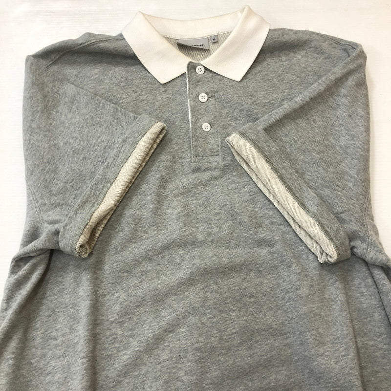 【中古品】【メンズ】 Carhartt WIP カーハート ワークインプログレス S/S TALTUM RUGBY SWEAT I031487 ショートスリーブ テイタムラグビー スウェット 半袖 トップス 145-250922-yo-20-tei サイズ：M カラー：グレー 万代Net店