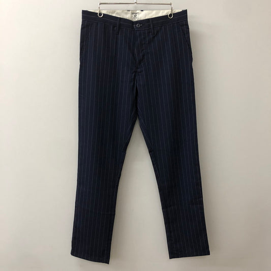 【中古品】【メンズ】 Carhartt WIP カーハート ワークインプログレス STRIPE JOHNSON PANT I023003 ストライプ ジョンソンパンツ ボトムス 156-250922-yo-29-tei サイズ：30×32 カラー：ネイビー 万代Net店
