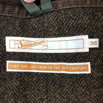 【中古品】 Soundman サウンドマン FIELD JACKET フィールド ジャケット アウター ブリティッシュ 145-250928-ts-07-tei サイズ：36 カラー：カーキ 万代Net店