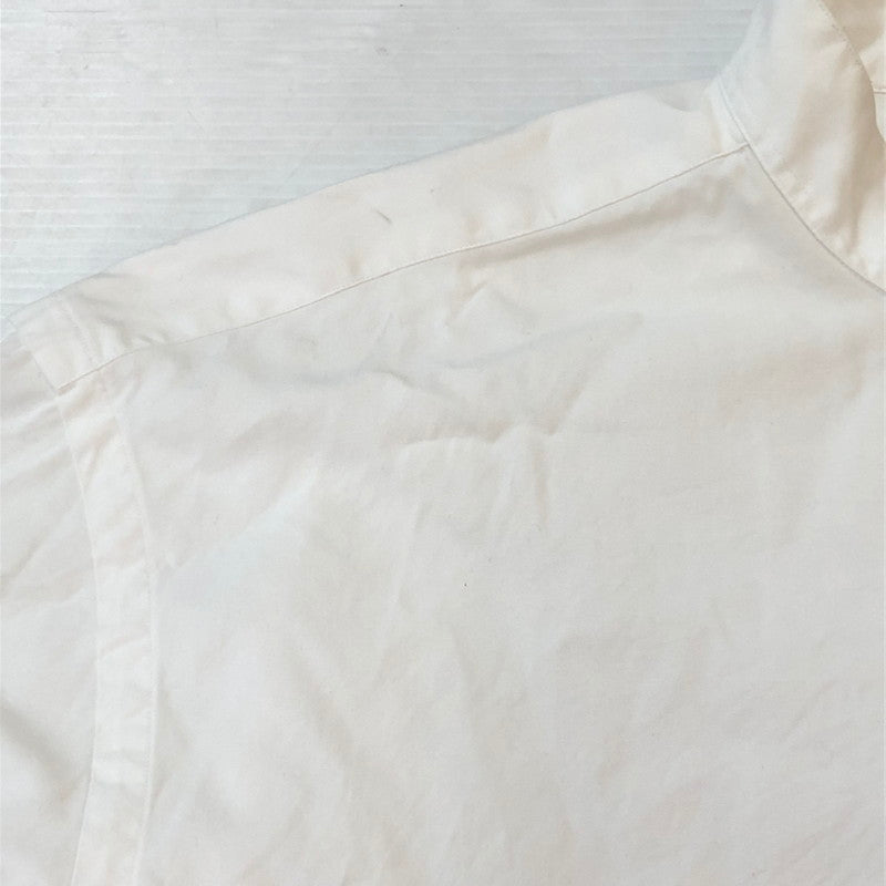 【中古品】【メンズ】 RALPH LAUREN ラルフローレン BAND COLOR L/S SHIRT バンドカラー ロングスリーブ シャツ 長袖 トップス 147-250929-KS-17-tei サイズ：17 1/2 カラー：ホワイト 万代Net店