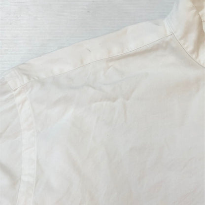 【中古品】【メンズ】 RALPH LAUREN ラルフローレン BAND COLOR L/S SHIRT バンドカラー ロングスリーブ シャツ 長袖 トップス 147-250929-KS-17-tei サイズ：17 1/2 カラー：ホワイト 万代Net店