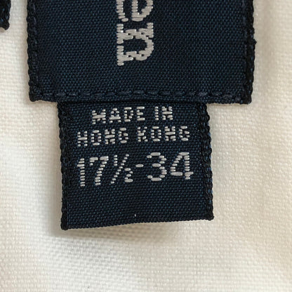 【中古品】【メンズ】 RALPH LAUREN ラルフローレン BAND COLOR L/S SHIRT バンドカラー ロングスリーブ シャツ 長袖 トップス 147-250929-KS-17-tei サイズ：17 1/2 カラー：ホワイト 万代Net店