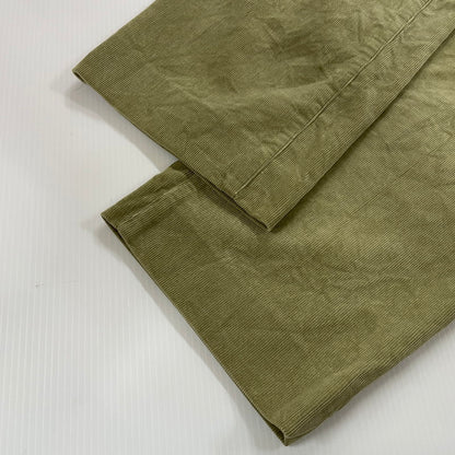 【中古品】【メンズ】 AURALEE オーラリー 18SS WASHED CORDUROY SLACKS A8SP02NC ウォッシュド コーデュロイ スラックス ボトムス 151-251003-yo-15-tei サイズ：4 カラー：カーキ 万代Net店