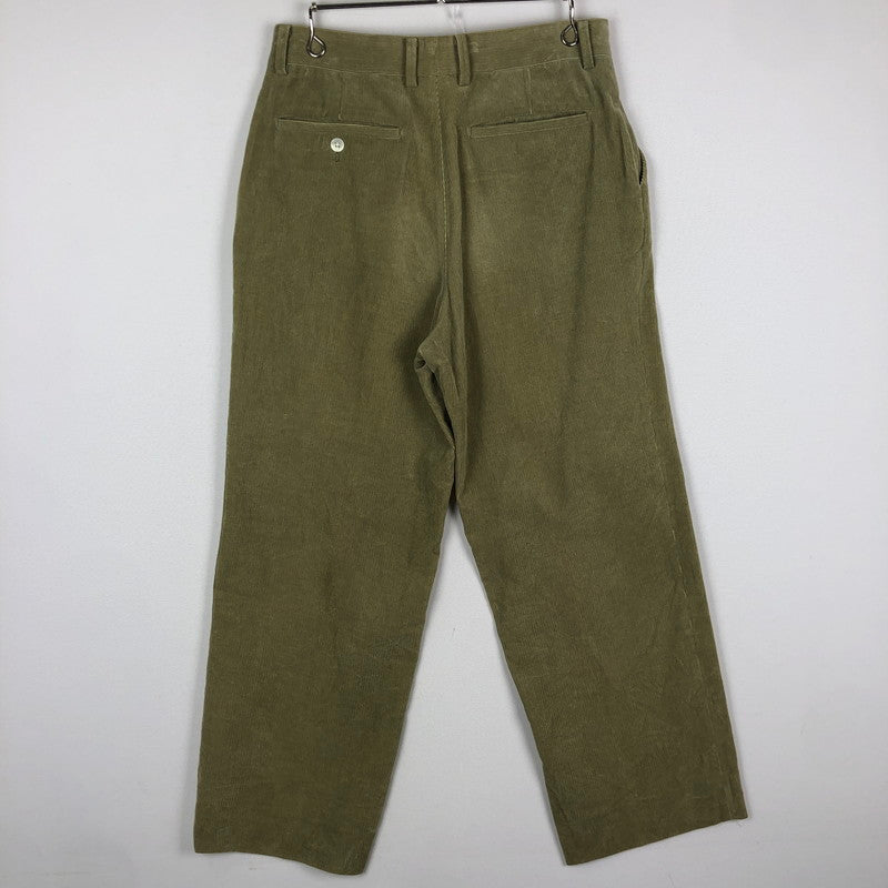 【中古品】【メンズ】 AURALEE オーラリー 18SS WASHED CORDUROY SLACKS A8SP02NC ウォッシュド コーデュロイ スラックス ボトムス 151-251003-yo-15-tei サイズ：4 カラー：カーキ 万代Net店