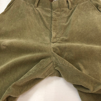 【中古品】【メンズ】 AURALEE オーラリー 18SS WASHED CORDUROY SLACKS A8SP02NC ウォッシュド コーデュロイ スラックス ボトムス 151-251003-yo-15-tei サイズ：4 カラー：カーキ 万代Net店