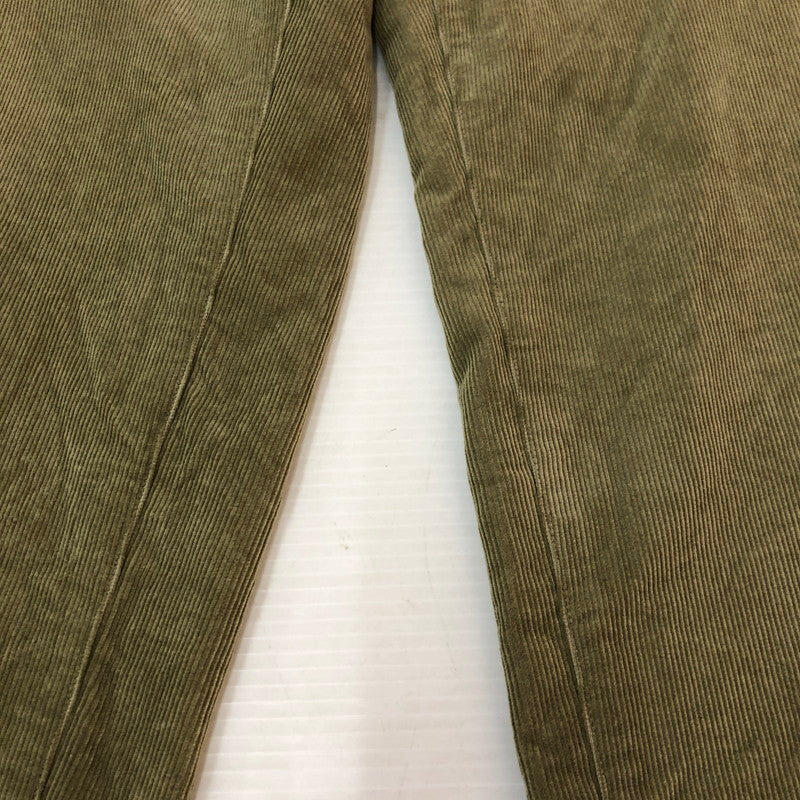 【中古品】【メンズ】 AURALEE オーラリー 18SS WASHED CORDUROY SLACKS A8SP02NC ウォッシュド コーデュロイ スラックス ボトムス 151-251003-yo-15-tei サイズ：4 カラー：カーキ 万代Net店