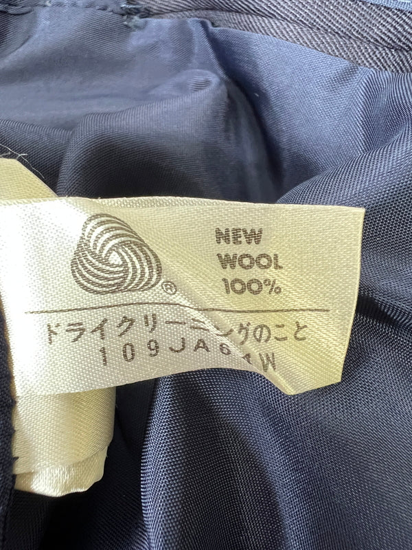 【中古品】【メンズ】 J.PRESS ジェイプレス WOOL TAILORED JACKET BS.1002 ウールテーラードジャケット アウター 145-260916-YS-10-hon サイズ：T-156 カラー：ネイビー 万代Net店