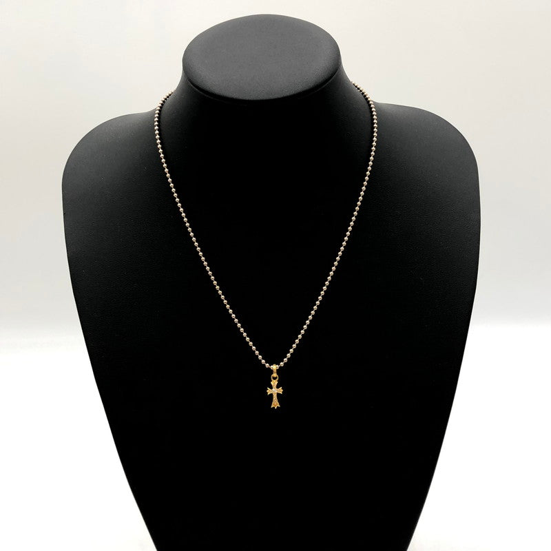 【中古品】【メンズ/レディース】 CHROME HEARTS クロムハーツ 22K CRS BBYFAT P DIA ベイビーファット クロス PAVE ダイヤ ペンダントトップ チャーム アクセサリー 190-251015-ks-03-tei カラー：ゴールド 万代Net店