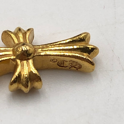【中古品】【メンズ/レディース】 CHROME HEARTS クロムハーツ 22K CRS BBYFAT P DIA ベイビーファット クロス PAVE ダイヤ ペンダントトップ チャーム アクセサリー 190-251015-ks-03-tei カラー：ゴールド 万代Net店