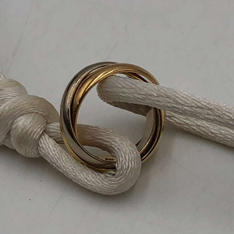 【中古品】【メンズ】 CARTIER カルティエ TRINITY BRACELET CORD トリニティ ブレスレット コード アクセサリー 182-251106-ts-12-fuz カラー：ホワイト 万代Net店