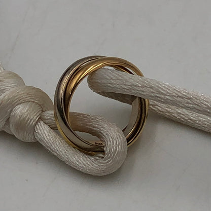 【中古品】【メンズ】 CARTIER カルティエ TRINITY BRACELET CORD トリニティ ブレスレット コード アクセサリー 182-251106-ts-12-fuz カラー：ホワイト 万代Net店