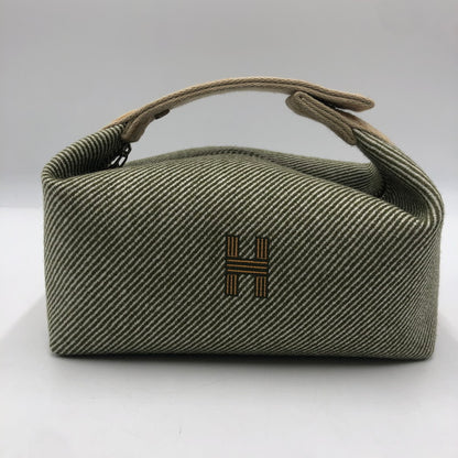 【中古品】【レディース】 HERMES エルメス ブリッド ア ブラック PM ハンドバッグ カバン 180-251001-KS-05-tei カラー：カーキ/ホワイト 万代Net店