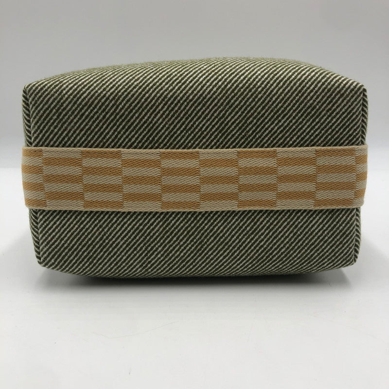 【中古品】【レディース】 HERMES エルメス ブリッド ア ブラック PM ハンドバッグ カバン 180-251001-KS-05-tei カラー：カーキ/ホワイト 万代Net店