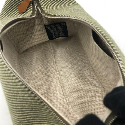 【中古品】【レディース】 HERMES エルメス ブリッド ア ブラック PM ハンドバッグ カバン 180-251001-KS-05-tei カラー：カーキ/ホワイト 万代Net店