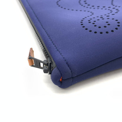 【中古品】【メンズ/レディース】 HERMES エルメス ネオバン クラッチ バッグ MM オクトパス ブランド カバン 180-260418-gm-13-fuz カラー：ネイビー 万代Net店
