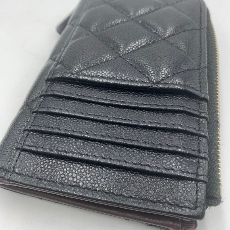【中古品】【メンズ】 クラシック ジップ カードケース AP3179-B10583-C3906 名刺入れ 財布 服飾雑貨 181-251119-ks-03-fuzh カラー：ブラック 万代Net店