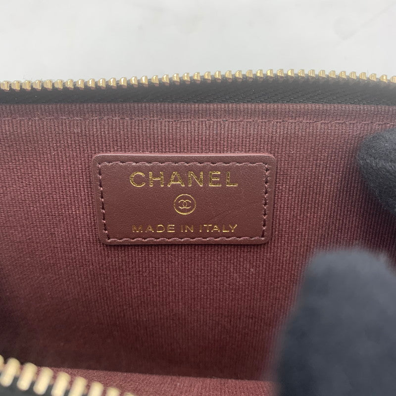 【中古品】【メンズ】 クラシック ジップ カードケース AP3179-B10583-C3906 名刺入れ 財布 服飾雑貨 181-251119-ks-03-fuzh カラー：ブラック 万代Net店