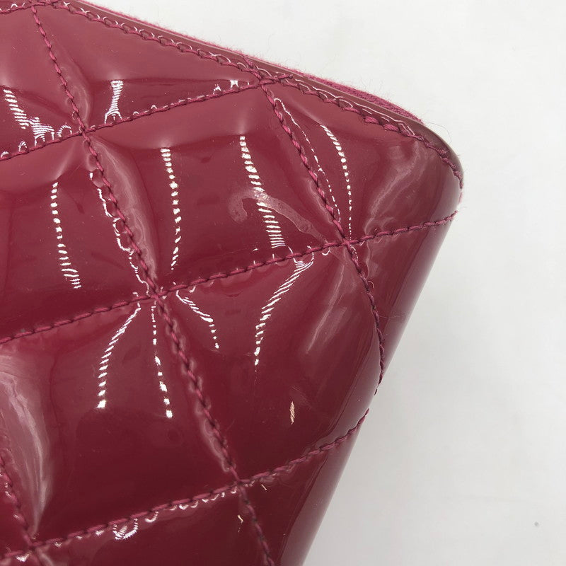 【中古品】【レディース】 CHANEL シャネル BRILLIANT MATELASSE ROUND FASTENER WALLET A50106 ブリリアント マトラッセ ラウンドファスナーウォレット 長財布 ロングウォレット 181-251001-ks-01-fuz カラー：ワインレッド 万代Net店