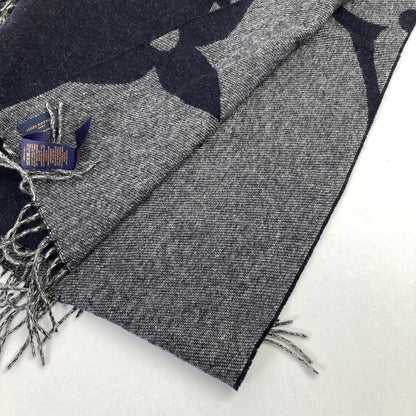 【中古品】【メンズ/レディース】 LOUIS VUITTON ルイヴィトン エシャルプ モノグラム ジャイアント マフラー M77950 179-260115-ky-07-fuz カラー：ブラック 万代Net店