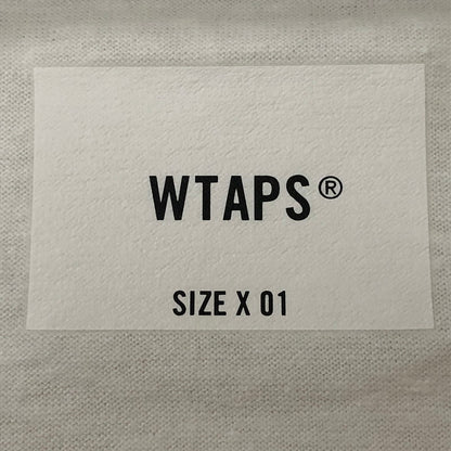 【中古品】【メンズ】 WTAPS ダブルタップス 25SS ACADEMY 01 S/S TEE CTPL 251ATDT-CSM19 アカデミー ショートスリーブ Tシャツ 半袖 トップス 142-250922-yo-07-tei サイズ：01 カラー：ホワイト 万代Net店