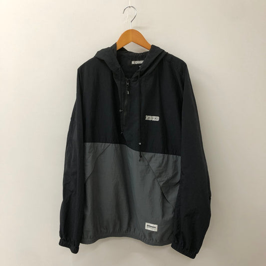 【中古品】【メンズ】 NEIGHBORHOOD ネイバーフッド BICOLOR ANORAK JACKET 241TSNH-JKM03 バイカラー アノラック ジャケット ライトアウター ナイロンジャケット 142-250920-ts-14-fuz サイズ：L カラー：ブラック 万代Net店
