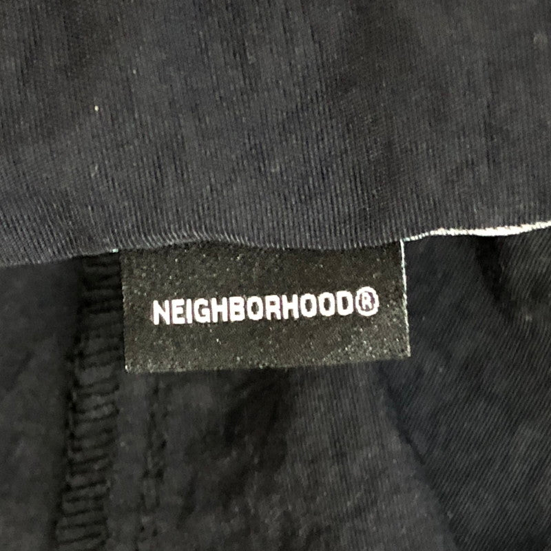 【中古品】【メンズ】 NEIGHBORHOOD ネイバーフッド BICOLOR ANORAK JACKET 241TSNH-JKM03 バイカラー アノラック ジャケット ライトアウター ナイロンジャケット 142-250920-ts-14-fuz サイズ：L カラー：ブラック 万代Net店