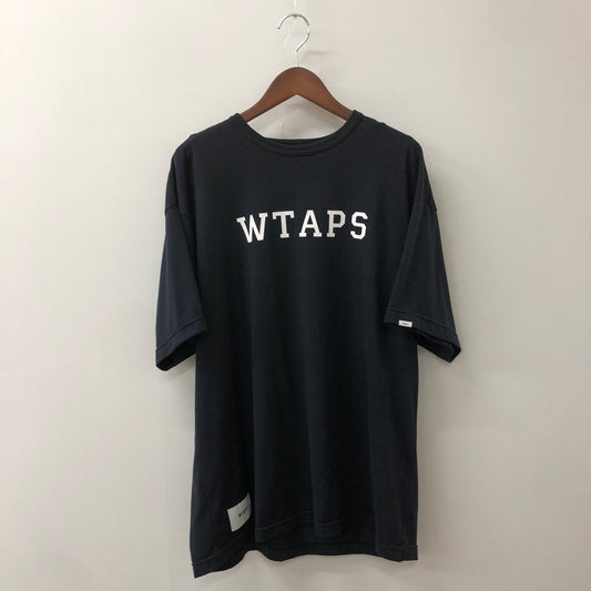 【中古品】【メンズ】 WTAPS ダブルタップス 25SS ACADEMY 01 S/S TEE CTPL 251ATDT-CSM19 アカデミー ショートスリーブ Tシャツ 半袖 トップス 142-250922-yo-08-tei サイズ：03 カラー：ブラック 万代Net店
