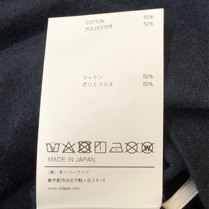 【中古品】【メンズ】 WTAPS ダブルタップス 25SS ACADEMY 01 S/S TEE CTPL 251ATDT-CSM19 アカデミー ショートスリーブ Tシャツ 半袖 トップス 142-250922-yo-08-tei サイズ：03 カラー：ブラック 万代Net店