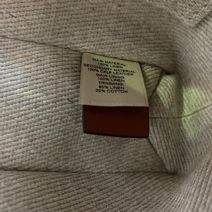 【中古品】【レディース】 Chloe クロエ リネン製 Woody ミニトート バッグ CHC22AP237I2690U カバン ハンドバッグ ミニトート 180-251119-ks-01-tei カラー：Brown 万代Net店