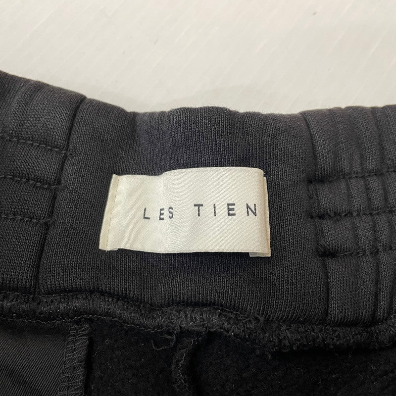 【中古品】【メンズ】 LES TIEN レスティエン CARGO YACHT SHORT カーゴ ヨット ショート ボトムス ハーフパンツ スウェットパンツ 158-260623-yo-11-tei サイズ：S カラー：ブラック 万代Net店
