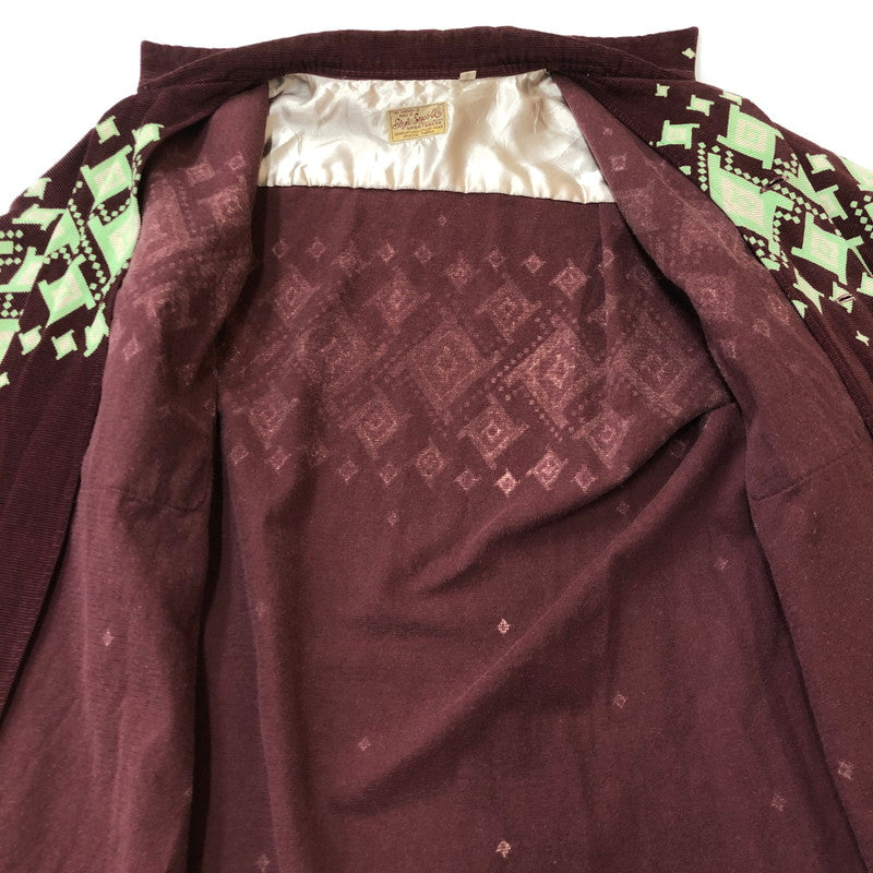 【中古品】【メンズ】 STYLE EYES スタイルアイズ CORDUROY OPEN COLLAR L/S SHIRT SE22576 コーデュロイ オープンカラー ロングスリーブ シャツ 長袖 トップス 145-250922-KS-14-tei サイズ：S カラー：ボルドー 万代Net店