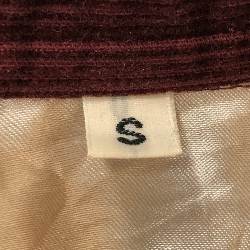 【中古品】【メンズ】 STYLE EYES スタイルアイズ CORDUROY OPEN COLLAR L/S SHIRT SE22576 コーデュロイ オープンカラー ロングスリーブ シャツ 長袖 トップス 145-250922-KS-14-tei サイズ：S カラー：ボルドー 万代Net店
