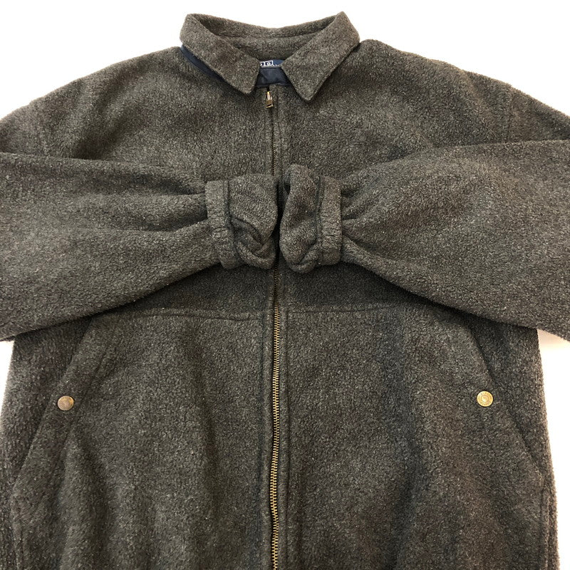 【中古品】【メンズ】 POLO RALPH LAUREN ポロ・ラルフローレン 80’s BOA FLEECE JACKET VINTAGE 80年代 ボア フリース ジャケット ヴィンテージ ライトアウター USA製 147-250926-KS-14-tei サイズ：L カラー：グレー 万代Net店