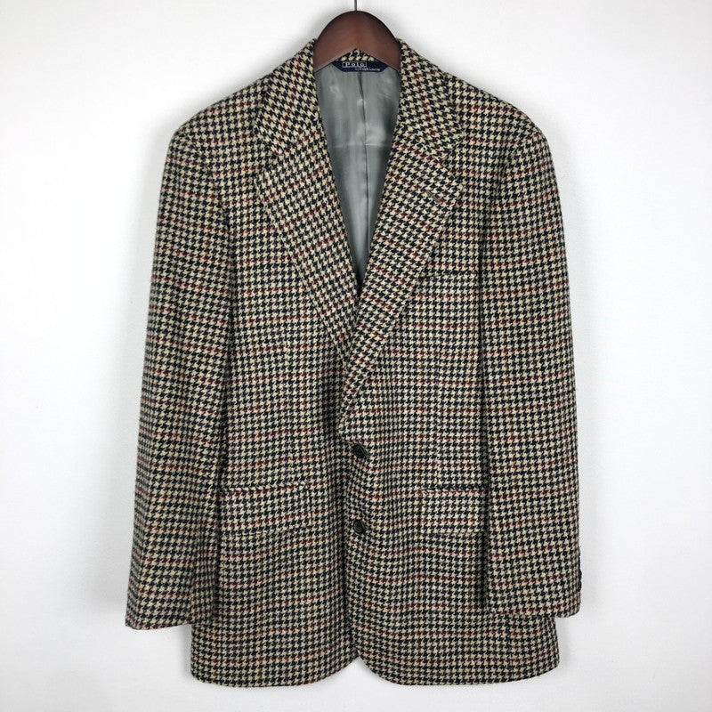 【中古品】POLO RALPH LAUREN ポロ・ラルフローレン 80’s-90’s TAILORED JACKET VINTAGE 80年代-90年代 テーラードジャケット アウター カジュアルジャケット ヴィンテージ 147-250928-ts-12-tei サイズ：サイズ不明 カラー：総柄 万代Net店