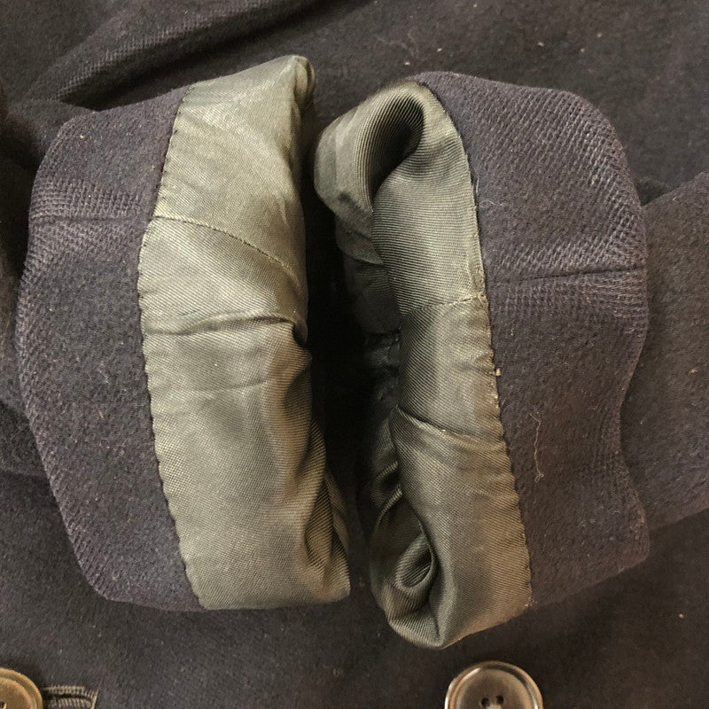 【現状渡し品】【メンズ】 BURBERRY バーバリー WOOL CHESTERFIELD COAT ウール チェスター コート ライトアウター 141-250926-KS-04-tei サイズ：表記サイズ無し カラー：ネイビー 万代Net店