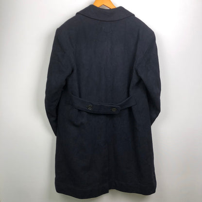 【現状渡し品】【メンズ】 BURBERRY バーバリー WOOL CHESTERFIELD COAT ウール チェスター コート ライトアウター 141-250926-KS-04-tei サイズ：表記サイズ無し カラー：ネイビー 万代Net店