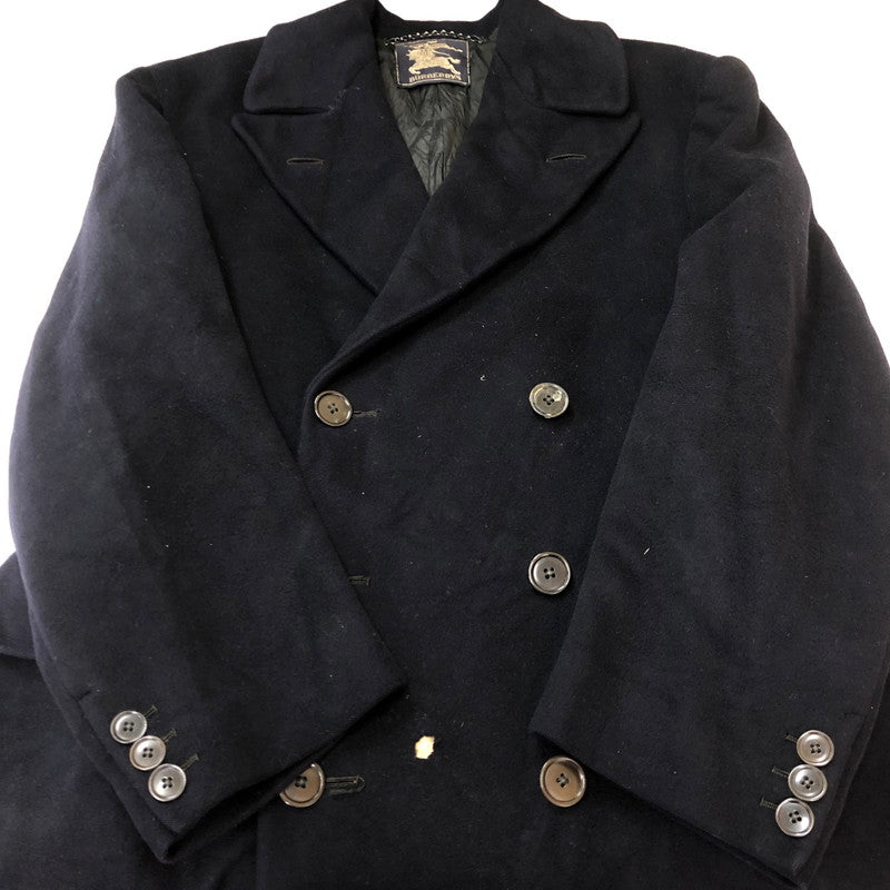 【現状渡し品】【メンズ】 BURBERRY バーバリー WOOL CHESTERFIELD COAT ウール チェスター コート ライトアウター 141-250926-KS-04-tei サイズ：表記サイズ無し カラー：ネイビー 万代Net店