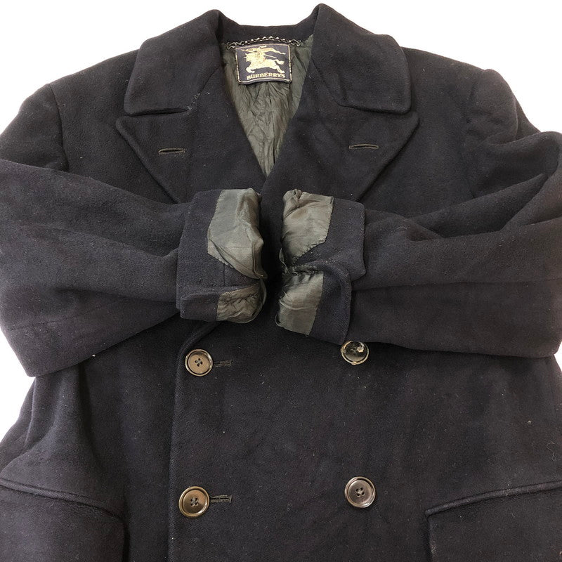 【現状渡し品】【メンズ】 BURBERRY バーバリー WOOL CHESTERFIELD COAT ウール チェスター コート ライトアウター 141-250926-KS-04-tei サイズ：表記サイズ無し カラー：ネイビー 万代Net店