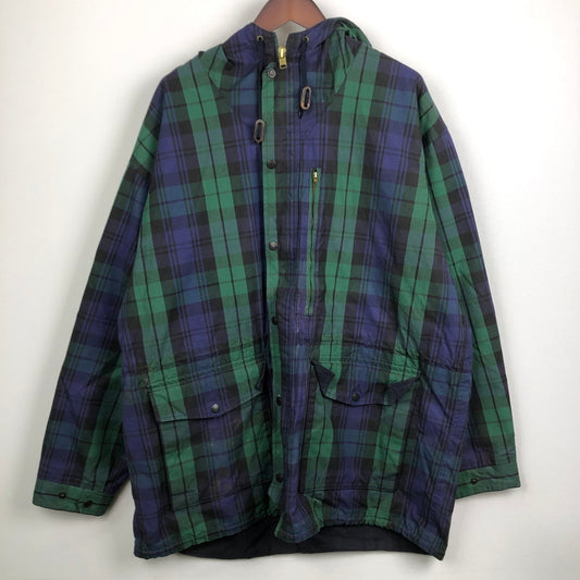 【中古品】【メンズ】 POLO RALPH LAUREN ポロ・ラルフローレン 80～90’s BLACK WATCH OILED JACKET VINTAGE 80～90年代 ブラック ウォッチ オイルドジャケット ヴィンテージ ライトアウター 147-250926-KS-16-tei サイズ：L カラー：マルチカラー 万代Net店