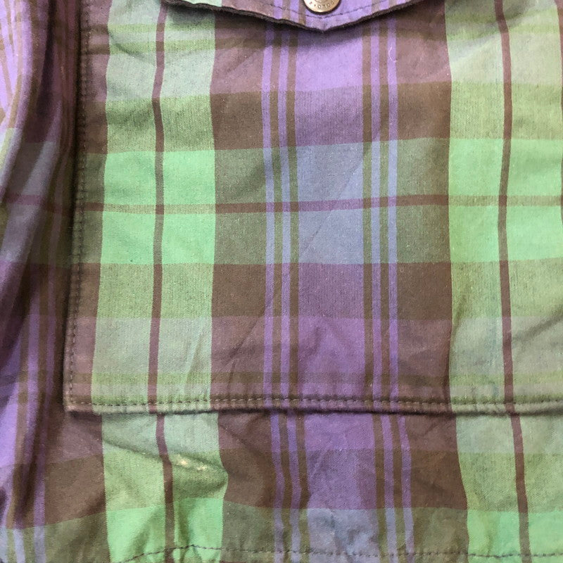 【中古品】【メンズ】 POLO RALPH LAUREN ポロ・ラルフローレン 80～90’s BLACK WATCH OILED JACKET VINTAGE 80～90年代 ブラック ウォッチ オイルドジャケット ヴィンテージ ライトアウター 147-250926-KS-16-tei サイズ：L カラー：マルチカラー 万代Net店